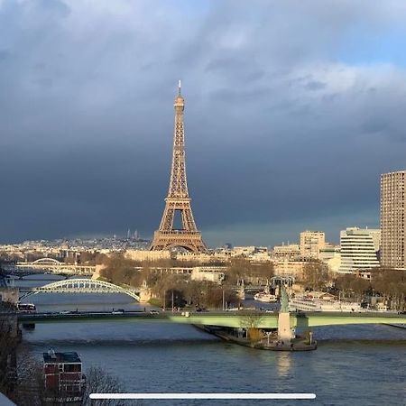 Appartement Vue Tour Eiffel Paris 16 Eme Luaran gambar