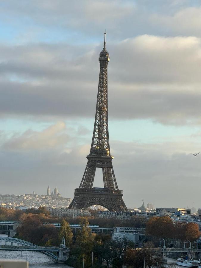 Appartement Vue Tour Eiffel Paris 16 Eme Luaran gambar
