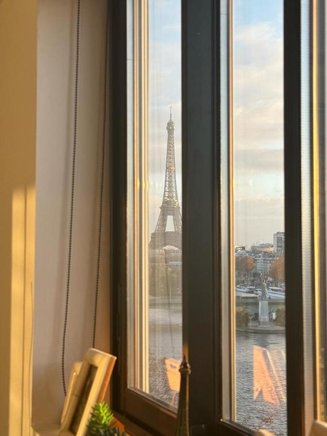 Appartement Vue Tour Eiffel Paris 16 Eme Luaran gambar