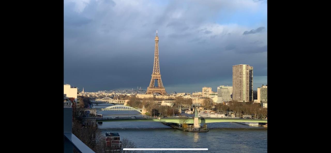 Appartement Vue Tour Eiffel Paris 16 Eme Luaran gambar