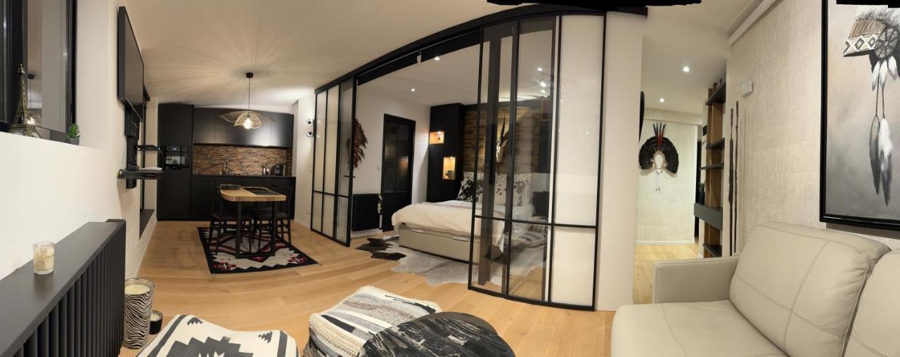Appartement Vue Tour Eiffel Paris 16 Eme Luaran gambar