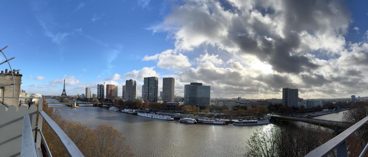 Appartement Vue Tour Eiffel Paris 16 Eme Luaran gambar