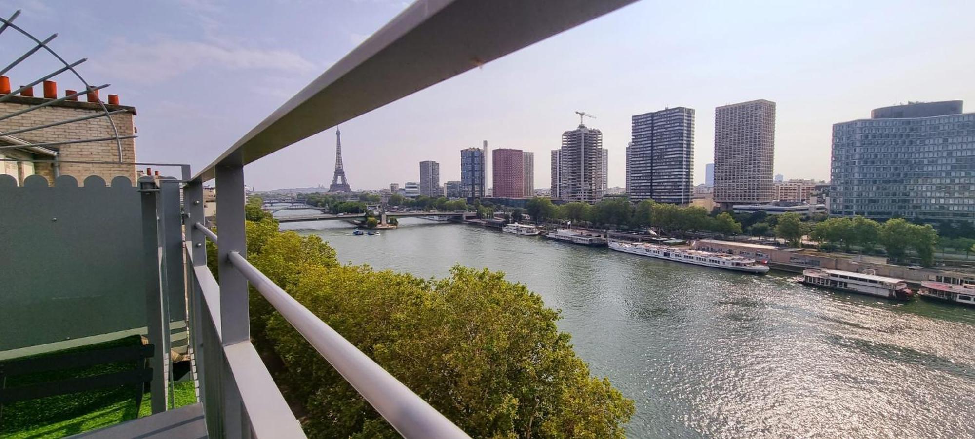 Appartement Vue Tour Eiffel Paris 16 Eme Luaran gambar